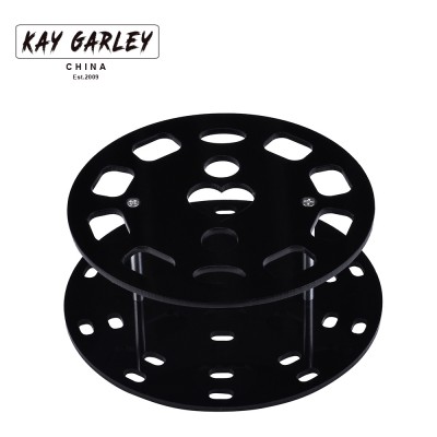 KAY GARLEY Top Selling Good Quality Round 10 Holes Acrylic Stand For Oval Makeup Brush Makeup Brush Organizer